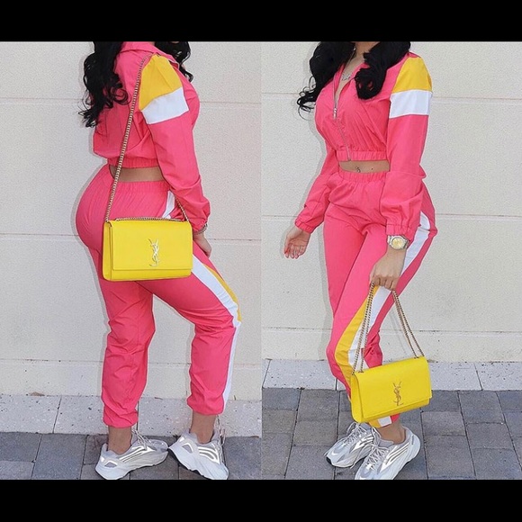 Long sleeve jacket casual 2 piece set - Picture 1 of 4